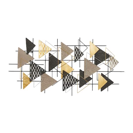 Black Metal Contemporary Wall Décor